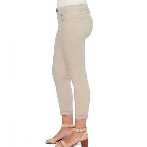 Democracy Ab Solution Freedom Ankle Length Taupe Jeans Size 12P - Picture 3 of 11